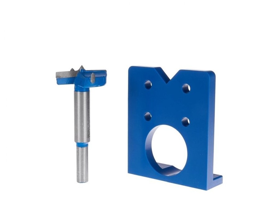 (obrázek pro) Šablona pro montáž pantů se sukovníkem 35 mm GEKO