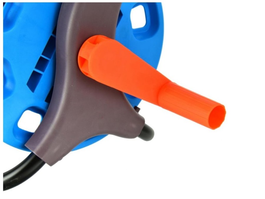 (obrázek pro) Navíjecí buben na zahradní hadice 1/2″, 25m, přenosný GEKO