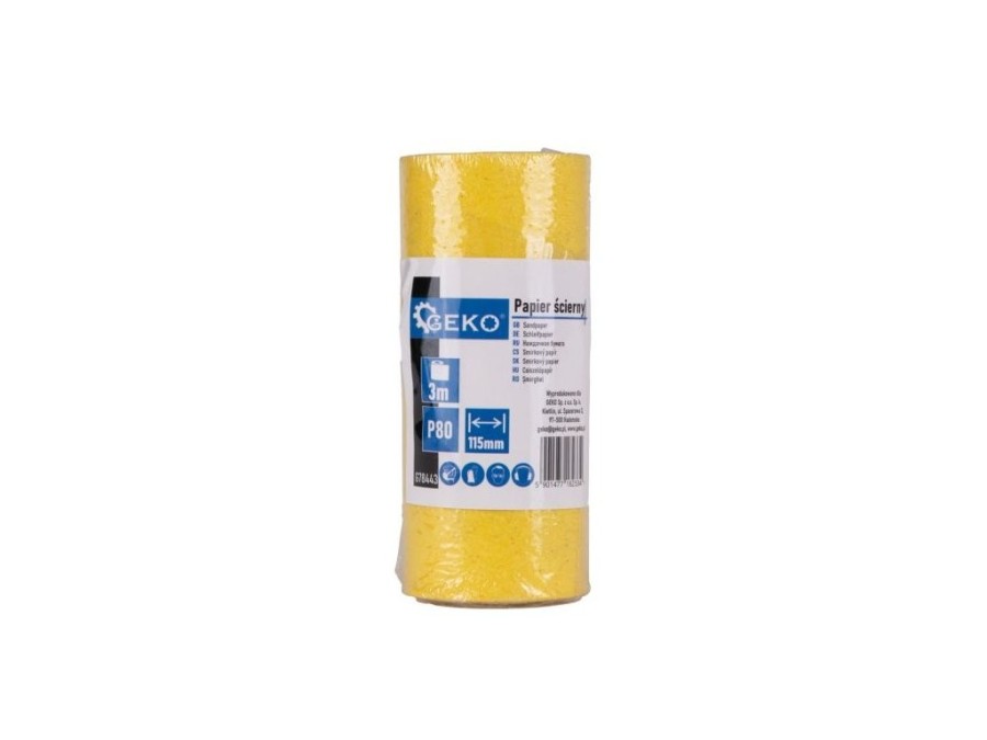 (obrázek pro) Brusný pás 115mm, role 3m, P80 GEKO