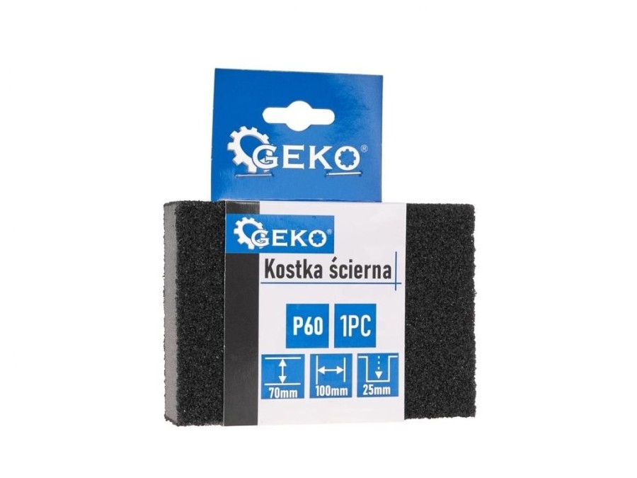 (obrázek pro) Houba brusná 100x70x25mm, P60 GEKO