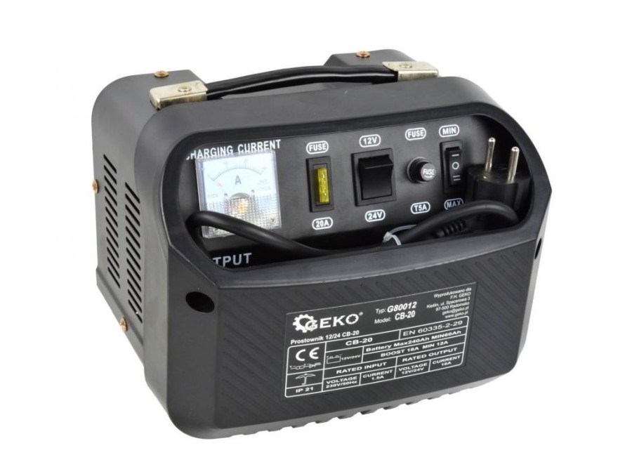 (obrázek pro) Nabíječka autobaterií 12/24V, CB-20 GEKO