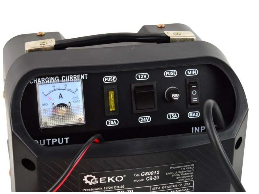 (obrázek pro) Nabíječka autobaterií 12/24V, CB-20 GEKO