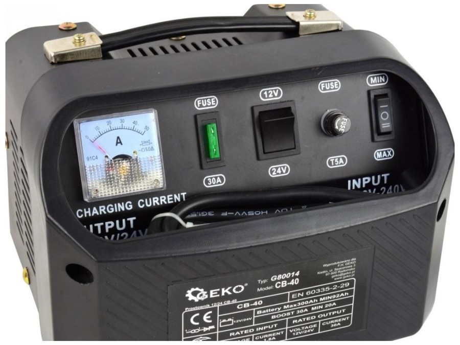 (obrázek pro) Nabíječka autobaterií 12/24V, CB-40 GEKO