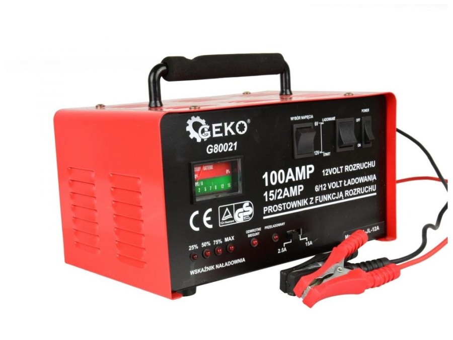 (obrázek pro) Nabíječka autobaterií se startem 6/12V, 100A GEKO
