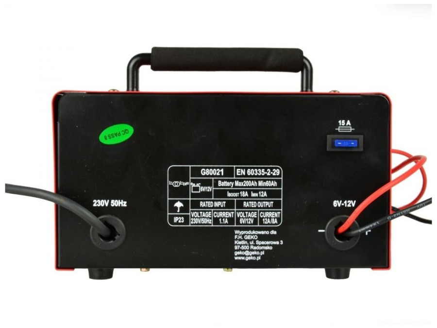 (obrázek pro) Nabíječka autobaterií se startem 6/12V, 100A GEKO