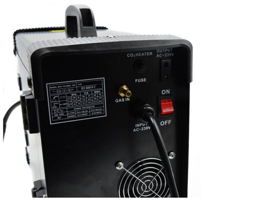 (obrázek pro) Kombi svářečka 220A, MIG/TIG/MMA GEKO