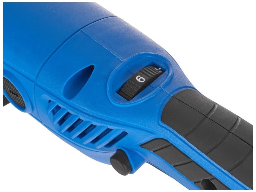 (obrázek pro) Leštička Dual Action, 150mm, 7 rychlostí, sada 4ks kotoučů GEKO