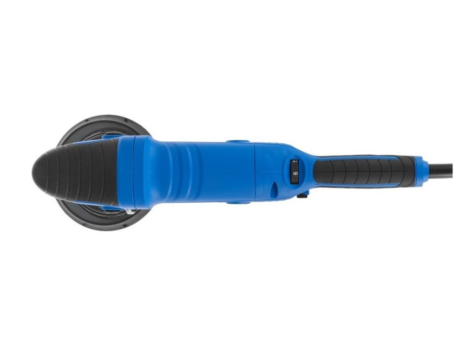 (obrázek pro) Leštička Dual Action, 150mm, 7 rychlostí, sada 4ks kotoučů GEKO