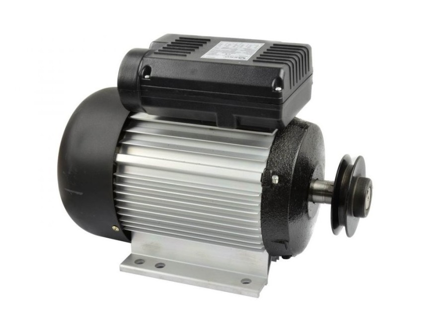 (obrázek pro) Elektromotor 1,5kW, 230V, 1 fázový s řemenicí GEKO