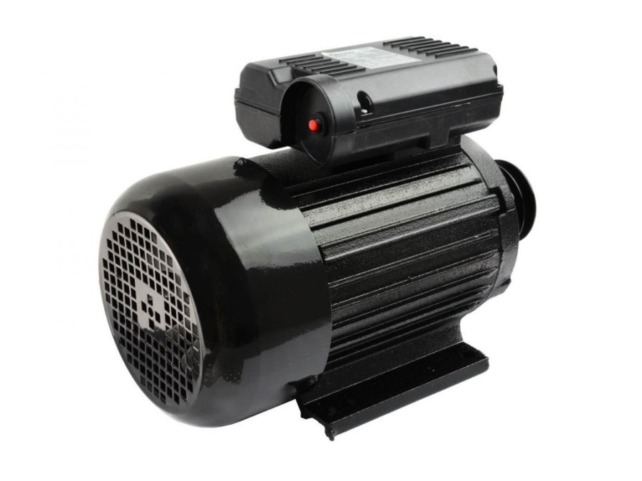 (obrázek pro) Elektromotor 3kW, 230V, 1 fázový s řemenicí GEKO