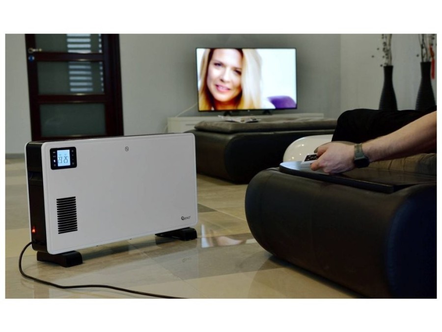 (obrázek pro) Konvektor s vestavěným ventilátorem, LCD panelem a DO, 2300W GEKO