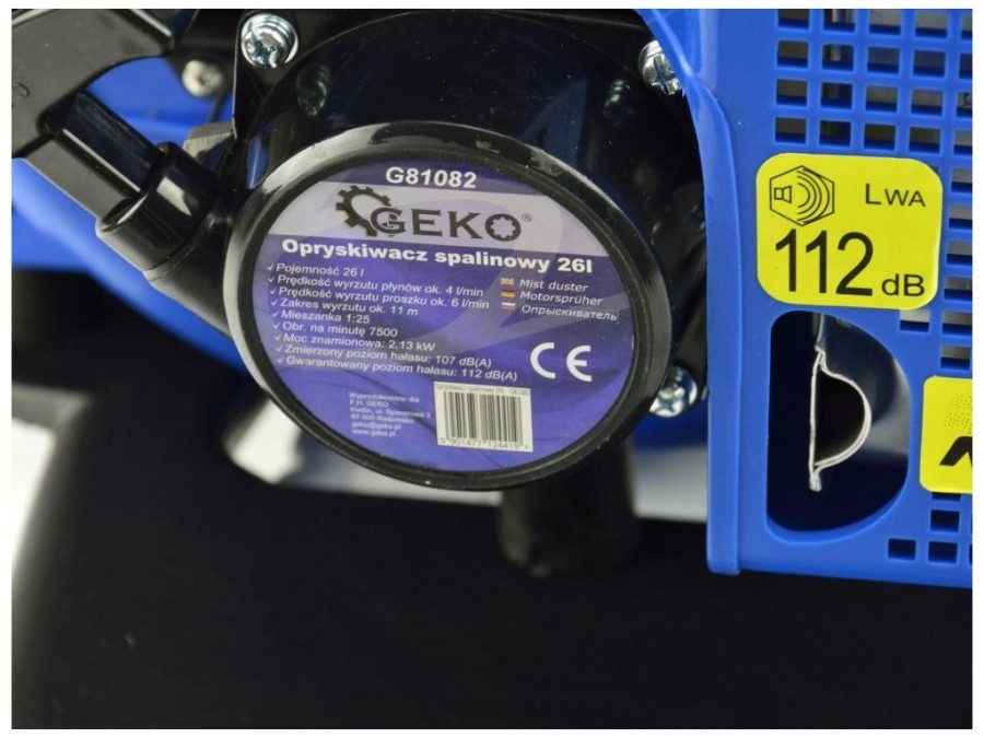 (obrázek pro) Motorový zádový postřikovač 26l GEKO