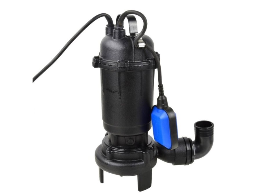 (obrázek pro) Kalové čerpadlo do studny a septiku s plovákem a řezným nožem 750W GEKO