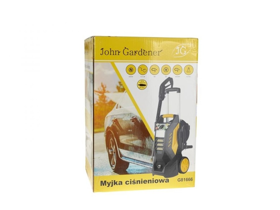 (obrázek pro) Elektrická tlaková myčka 2500W, 195bar JOHN GARDENER