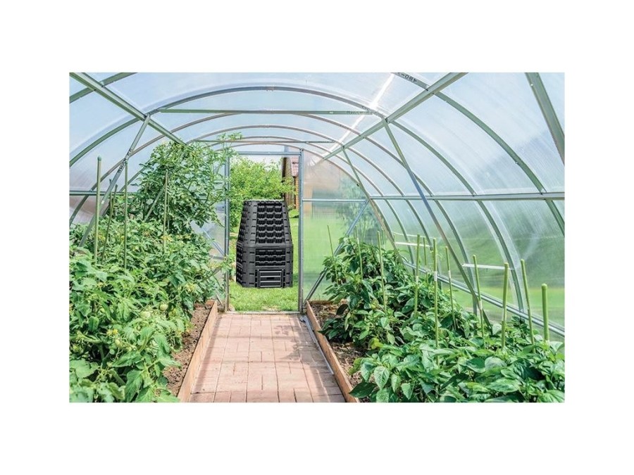 (obrázek pro) Plastový kompostér 450l, černý EVOGREEN VARIO