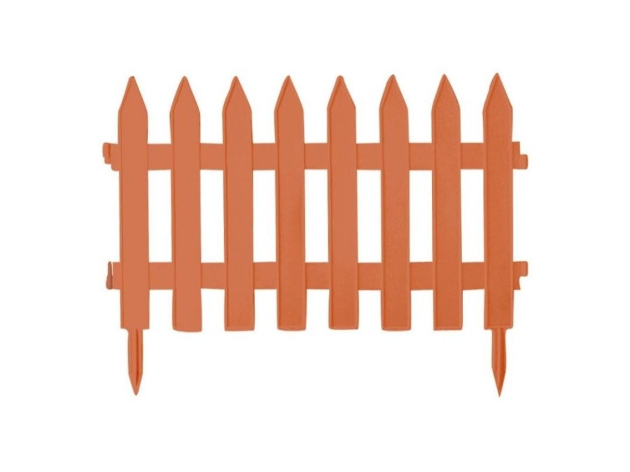 (obrázek pro) Zahradní plastový plot 3,2m, výška 350 mm GARDEN CLASSIC (Barva: Terakota)