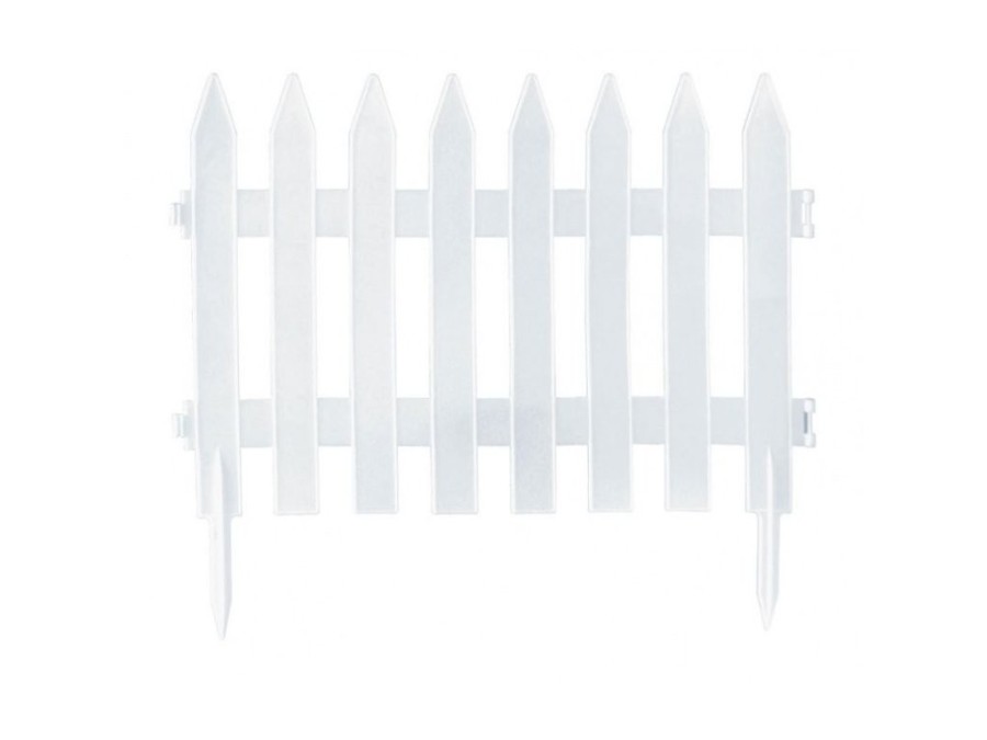 (obrázek pro) Zahradní plastový plot 3,5m, výška 520 mm GARDEN CLASSIC (Barva: Bílá)