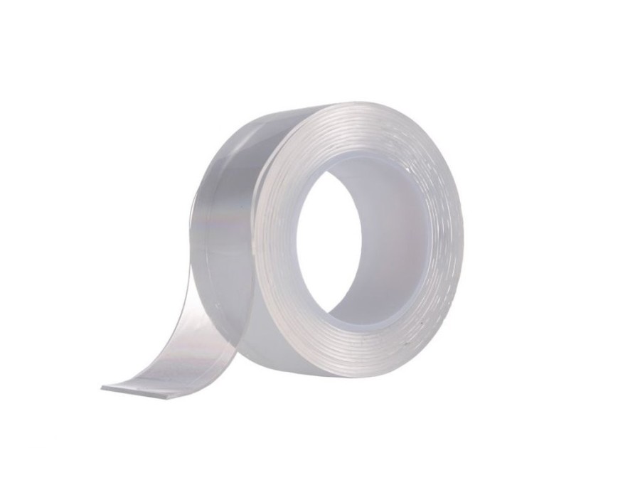 (obrázek pro) Nano oboustranná lepící páska 24 mm x 2 m, znovu použitelná, transparentní KELTIN