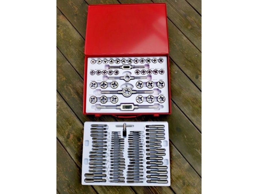 (obrázek pro) Sada závitníků a závitových oček 110ks KRAFT&DELE