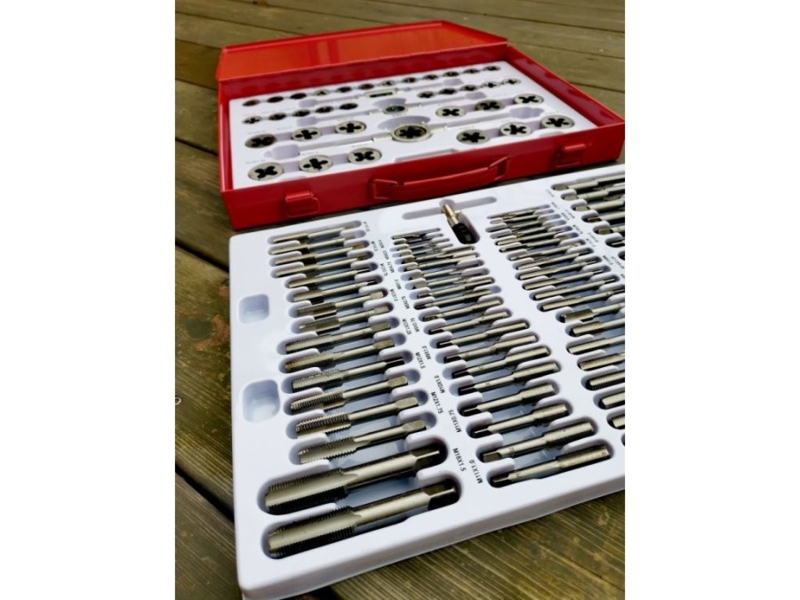 (obrázek pro) Sada závitníků a závitových oček 110ks KRAFT&DELE