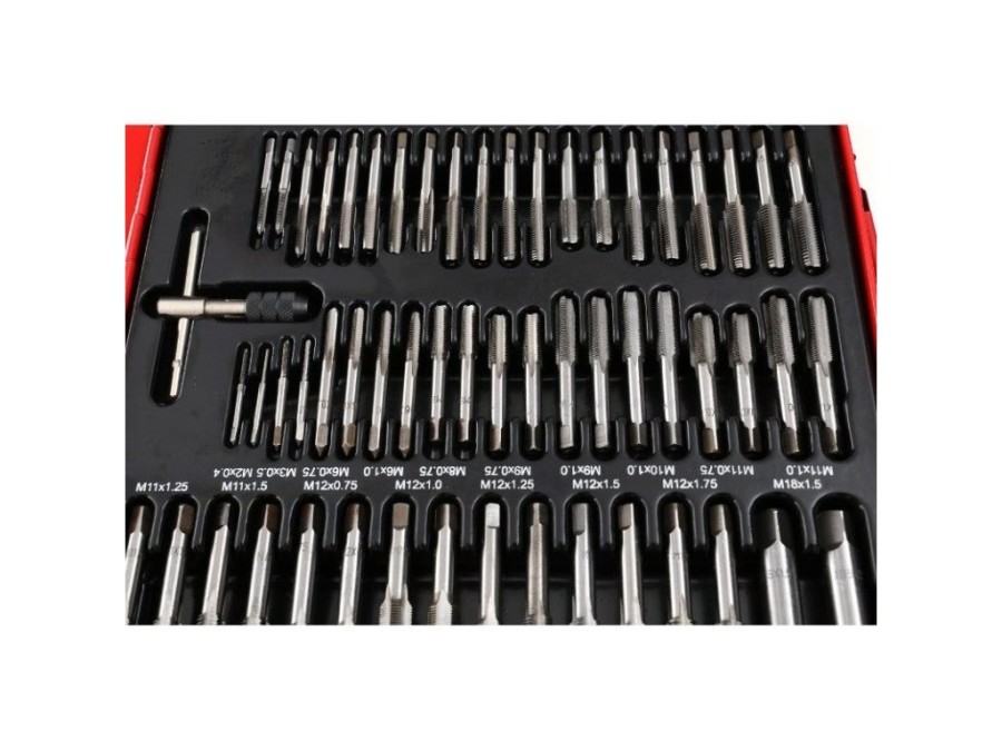 (obrázek pro) Sada závitníků a závitových oček 110ks KRAFT&DELE