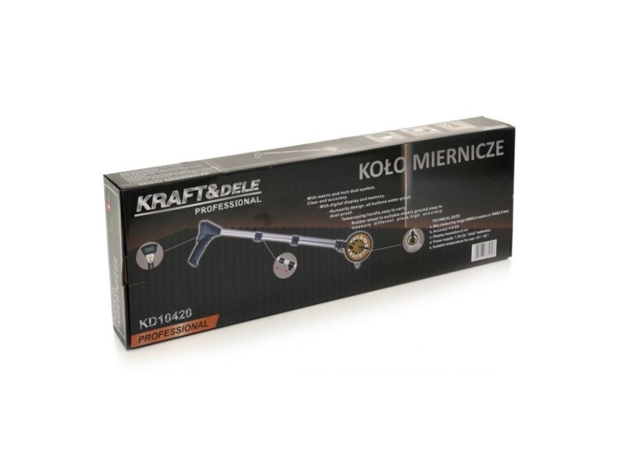 (obrázek pro) Měřící kolečko 159mm s LCD počítadlem KD10420 KRAFT&DELE