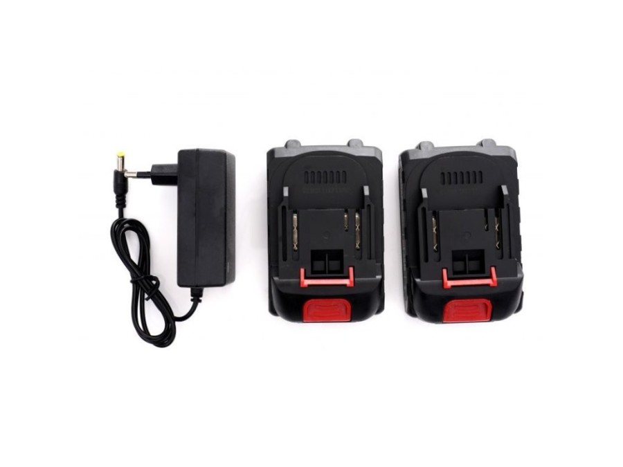 (obrázek pro) Aku jednoruční řetězová pila 8″, 2x21V/ 2.0Ah KRAFT&DELE