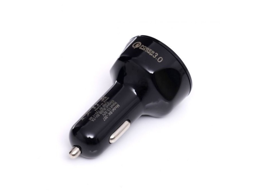(obrázek pro) Nabíječka do auta QUICK CHARGE 3.0, 3xUSB KRAFT&DELE