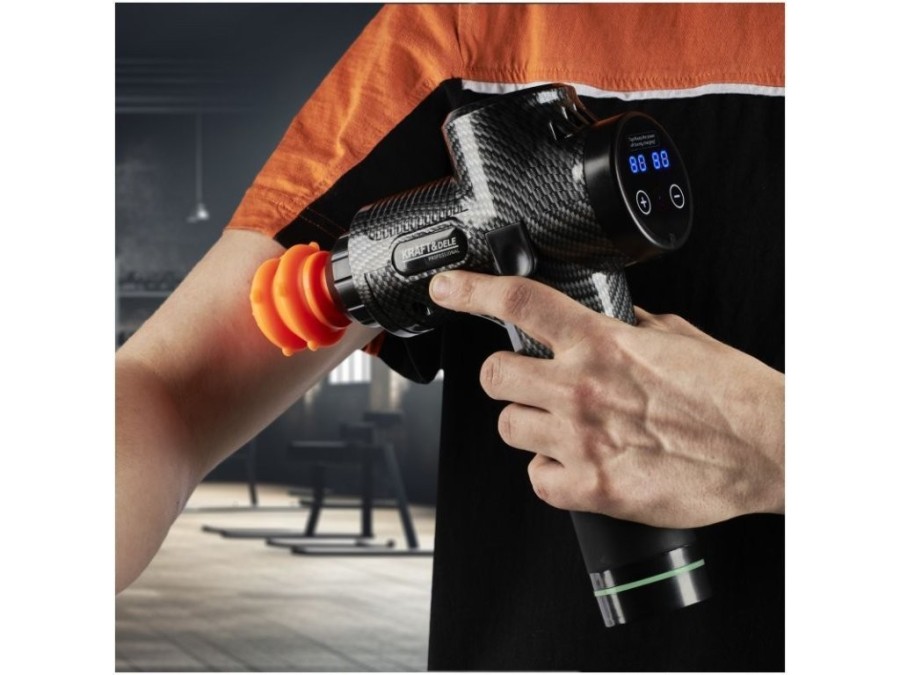 (obrázek pro) Aku tělový masážní přístroj, 250 W, 7 hlavic KRAFT&DELE