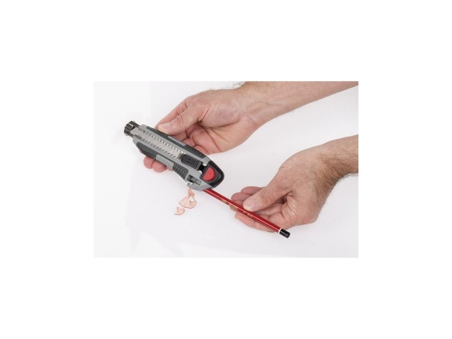 (obrázek pro) KRT000304 Odlamovací nůž 18 mm včetně ořezávátka na tužky KREATOR