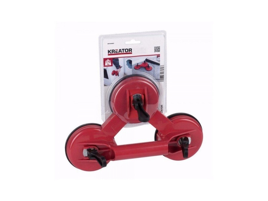 (obrázek pro) KRT564003 - Přísavka na sklo a obklady tříbodová KREATOR