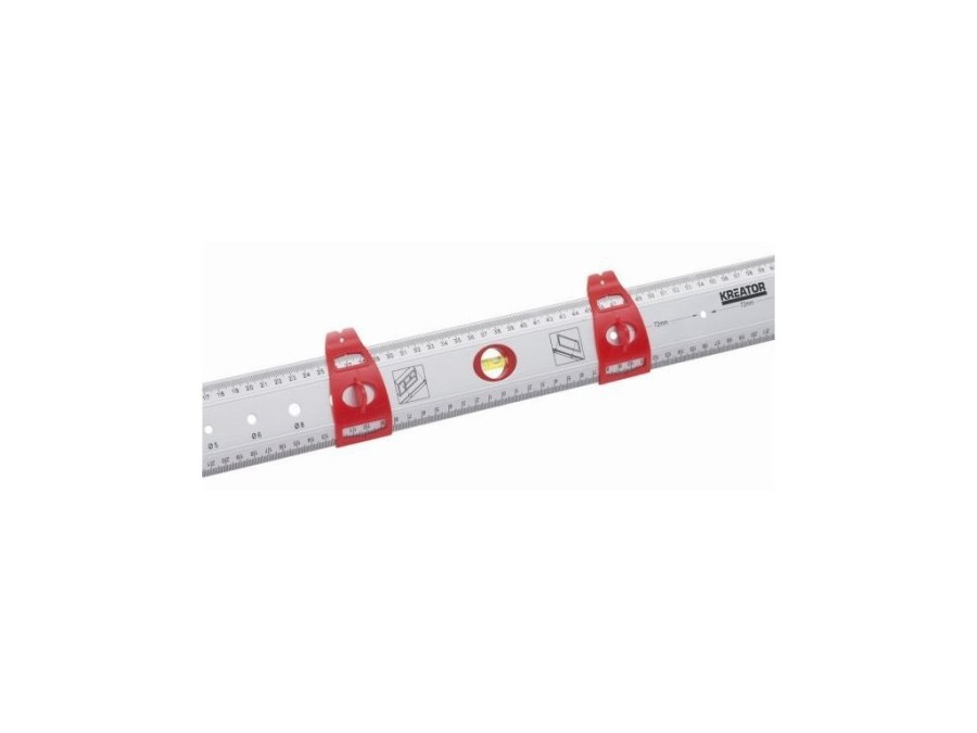 (obrázek pro) KRT703750 - Pravítko / vodováha ALU 750mm KREATOR