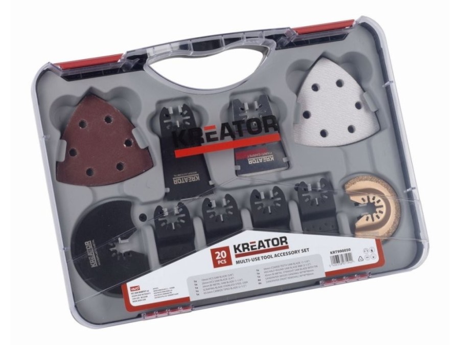 (obrázek pro) KRT990050 Sada pro multifunkční brusky 20ks KREATOR