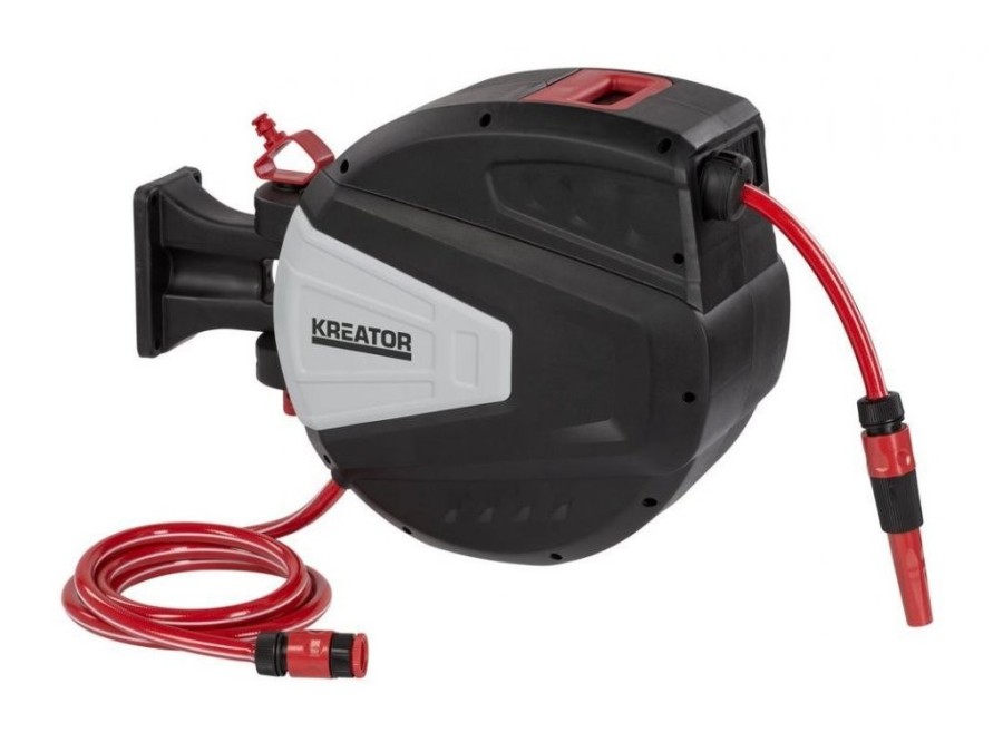 (obrázek pro) Zahradní hadice 15m 1/2″ s automatickým navíjením KREATOR