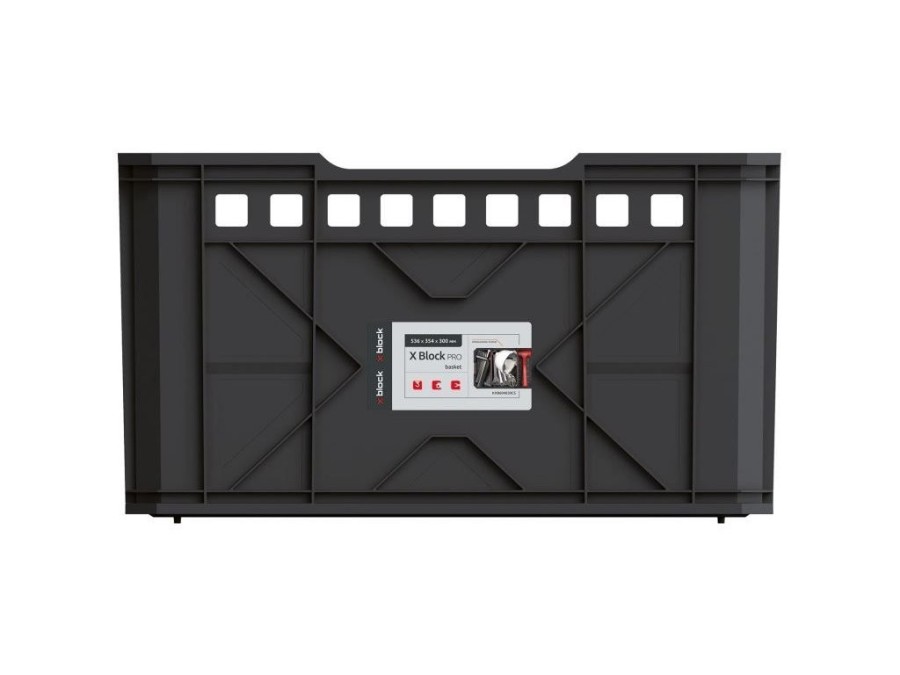 (obrázek pro) Modulární přepravní box X BLOCK PRO černý 544x362x300 KISTENBERG