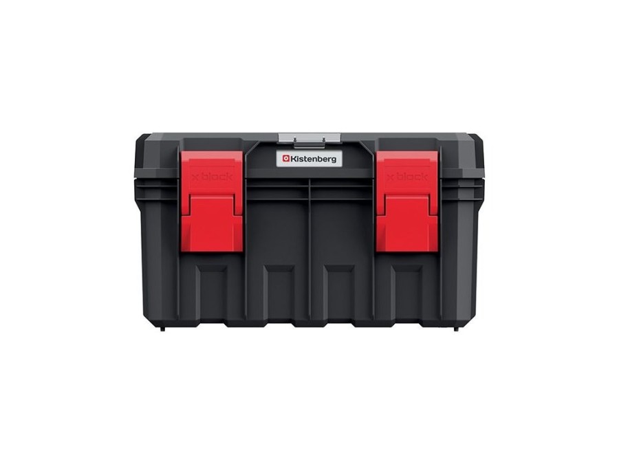 (obrázek pro) Plastový kufr, box na nářadí KXSA4530F X-BLOCK SOLID TOOLBOX ALU LOG KISTENBERG
