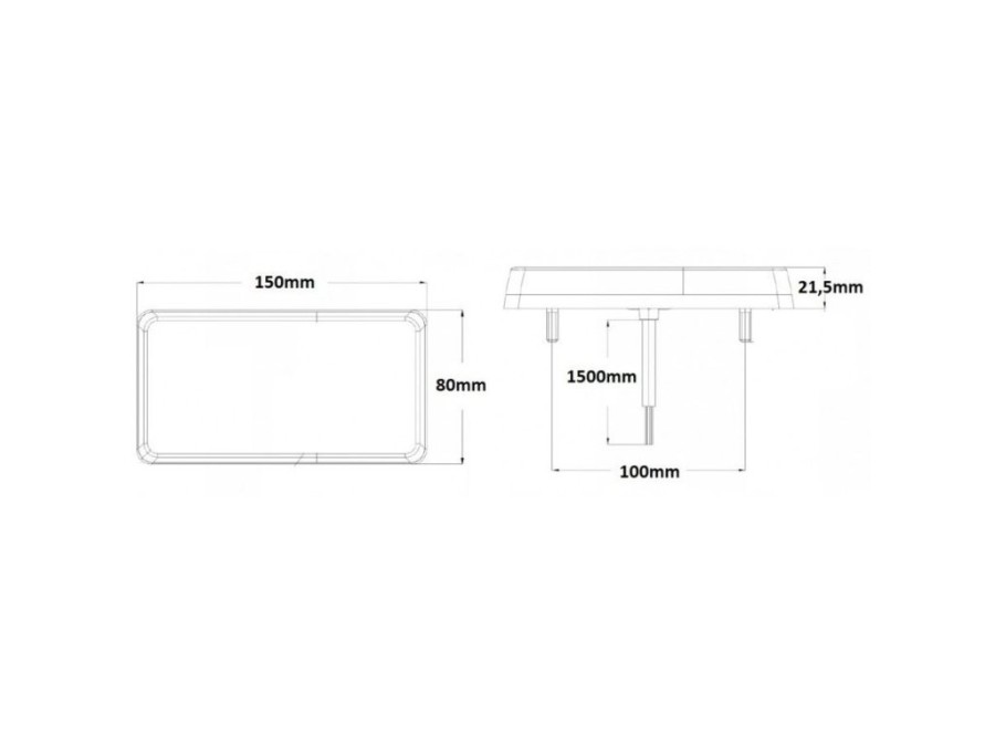 (obrázek pro) Sada koncových světel s kabelem 7.5m L2295