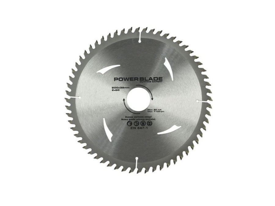 (obrázek pro) Kotouč pilový s SK plátky (vidiový), 200x60Tx32mm POWER BLADE