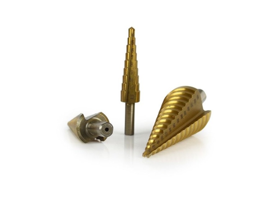 (obrázek pro) Vrtáky stupňovité a frézovací sada 6 ks MAR-POL