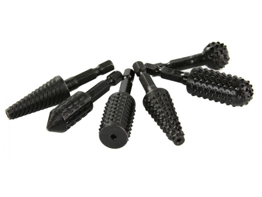 (obrázek pro) Stopkové frézy do kovu a dřeva, sada 6 ks MAR-POL