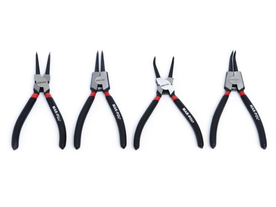 (obrázek pro) Kleště seeger - na pojistné kroužky 7″, sada 4ks MAR-POL