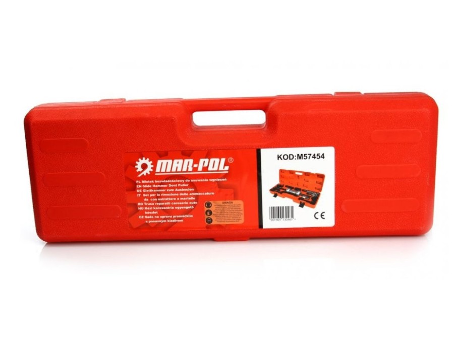 (obrázek pro) Karosářská, klempířská sada s reverzním kladivem pro vytahování promáčklin MAR-POL