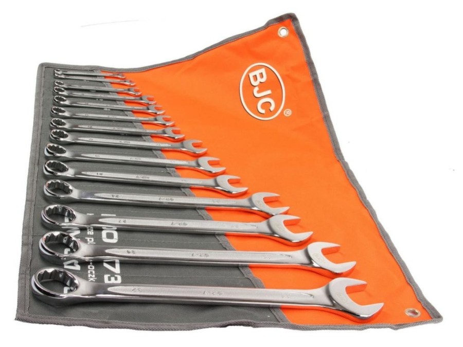 (obrázek pro) Klíče očko-otevřené 6-32mm, 14ks BJC