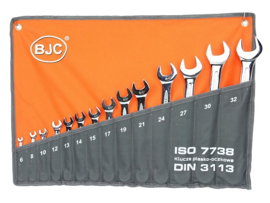 (obrázek pro) Klíče očko-otevřené 6-32mm, 14ks BJC