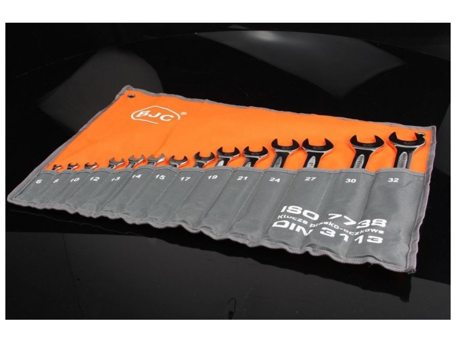 (obrázek pro) Klíče očko-otevřené 6-32mm, 14ks BJC