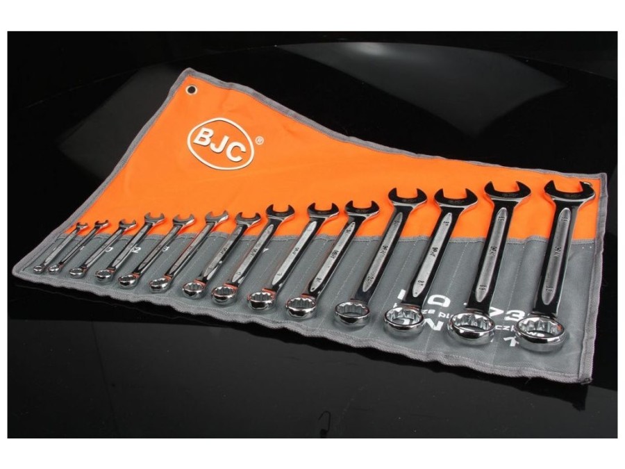 (obrázek pro) Klíče očko-otevřené 6-32mm, 14ks BJC