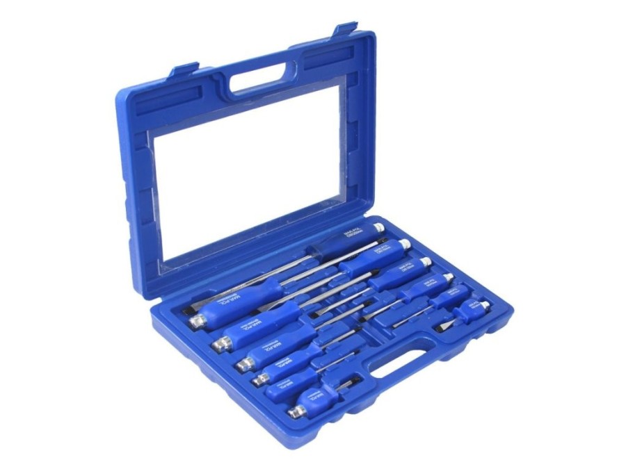 (obrázek pro) Šroubováky úderové, sada 12ks, magnetické, šestihran MAR-POL