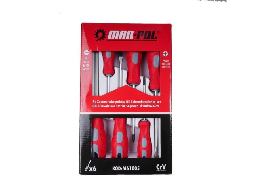 (obrázek pro) Šroubováky 6 ks CrV MAR-POL