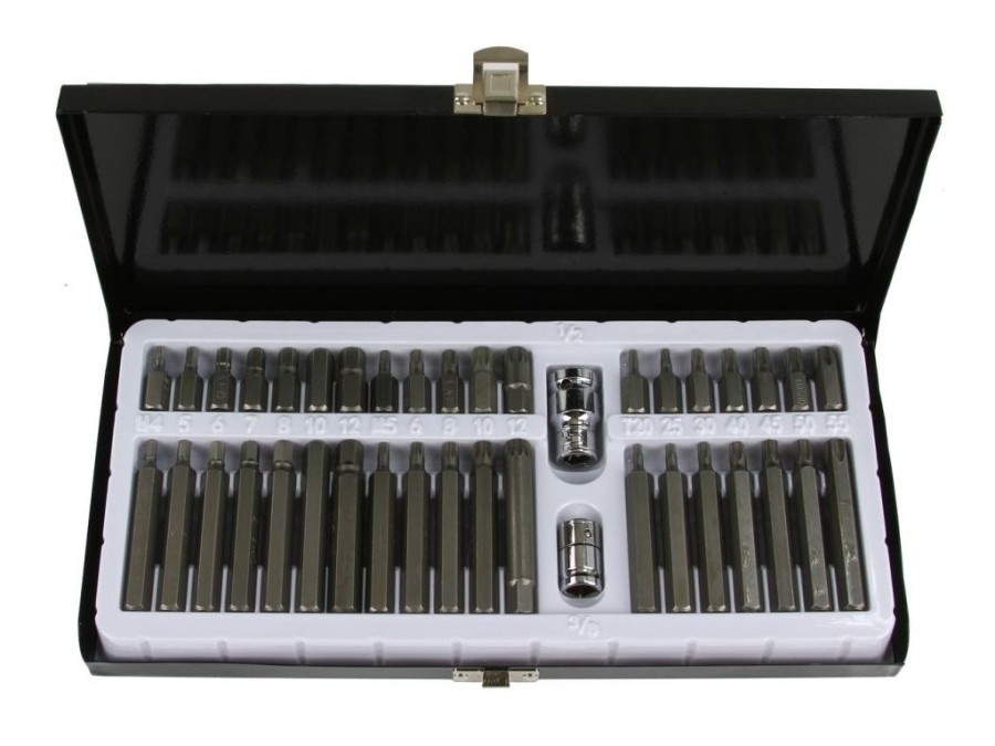 (obrázek pro) Klíče TORX, IMBUS, XZN, hlavice zástrčné, sada 40ks MAR-POL