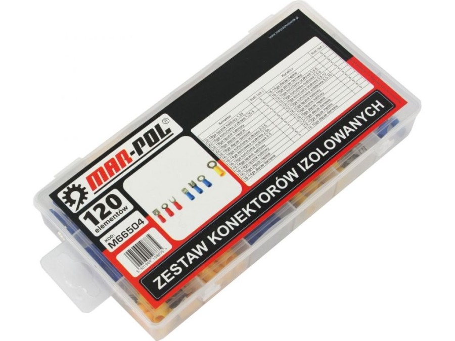 (obrázek pro) Izolovaný konektor, sada 120ks MAR-POL